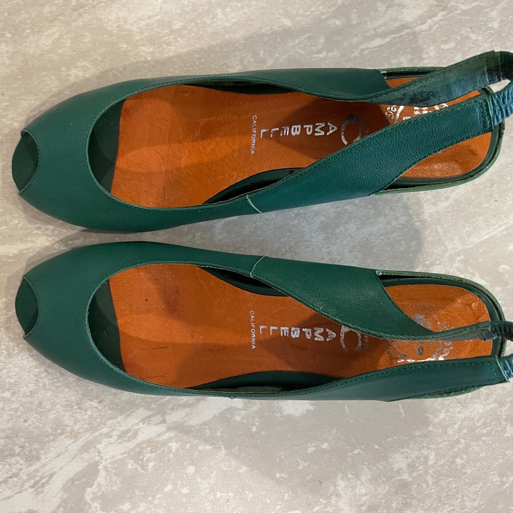Jeffrey Campbell Green Wedge Shoes - Picture 5 of 14
